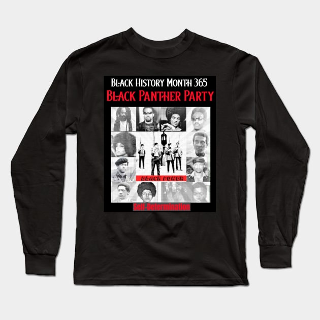 Black Panther Party Long Sleeve T-Shirt by Black Expressions